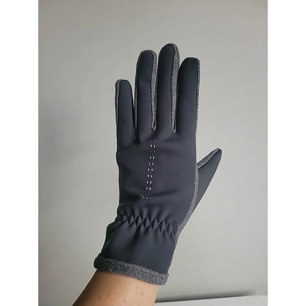 Isotoner Grey Ladies Gloves - Picture 3 of 8